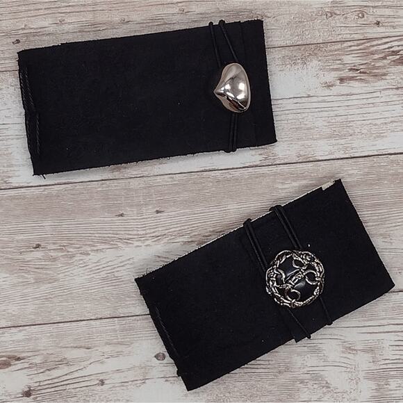 Small Black Leather Journals - Picture 1 of 9